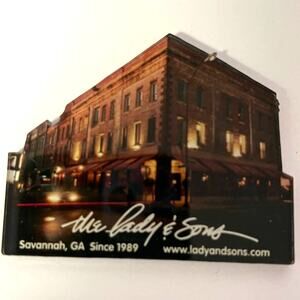 The Lady & Sons Savannah, GA Refrigerator Magnet, Travel Souvenir